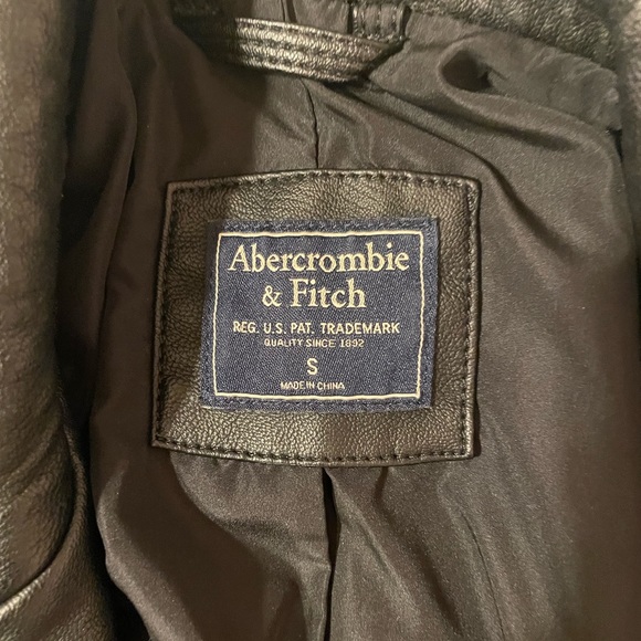 Abercrombie & Fitch Leather Jacket - Picture 3 of 3
